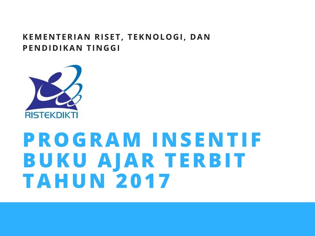 PROGRAM INSENTIF BUKU AJAR