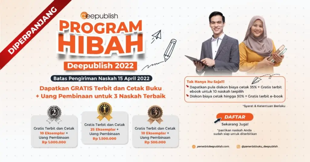 program hibah deepublish diperpanjang