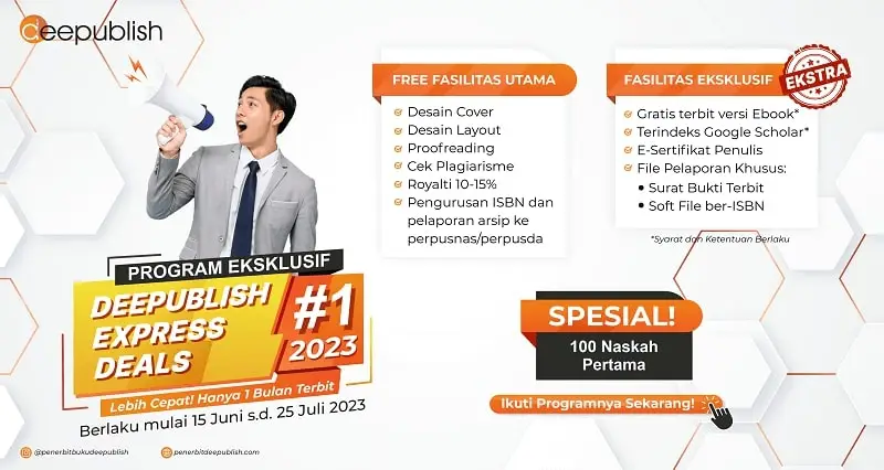 Menerbitkan Buku Hanya 1 Bulan dengan Deepublish Express Deals
