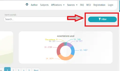 Klik tombol “Filter”