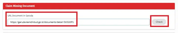 check link URL artikel