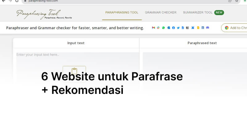 website untuk parafrase