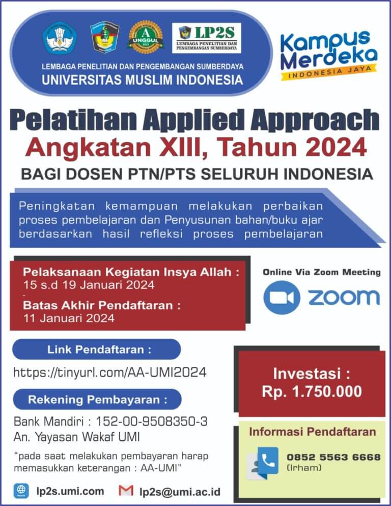 UPDATE Januari 2024 Daftar Pelatihan Pekerti AA   Pelatihan Pekerti Aa 2024 Universitas Muslim Indonesia 