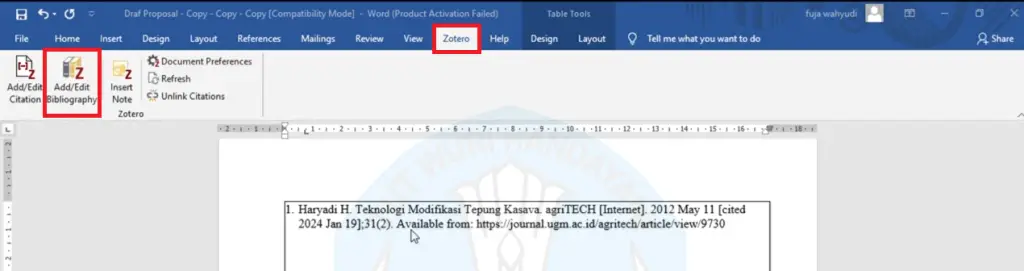 cara membuat daftar pustaka di zotero