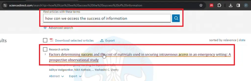 cari artikel di scopus