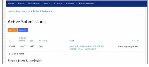 status artikel “Awaiting Assignment”