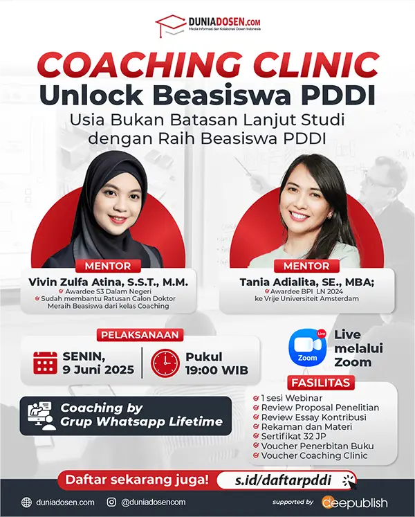 coaching beasiswa pddi program doktor untuk dosen indonesia