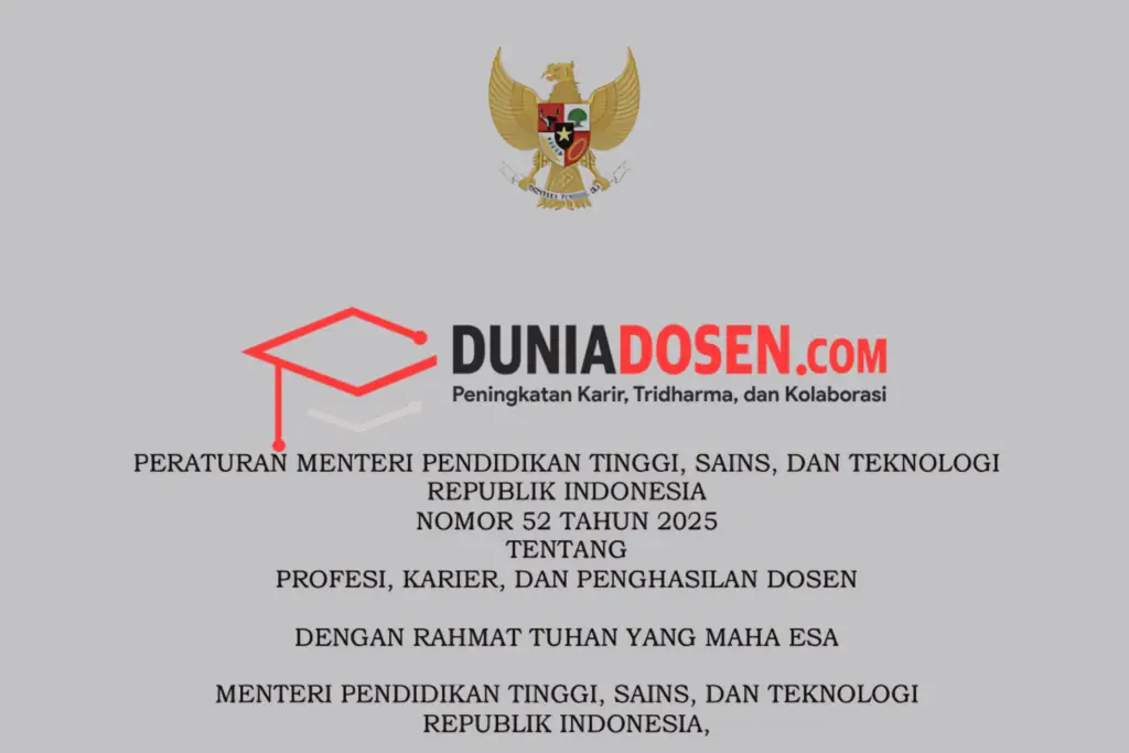 permendiktisaintek-no-52-tahun-2025