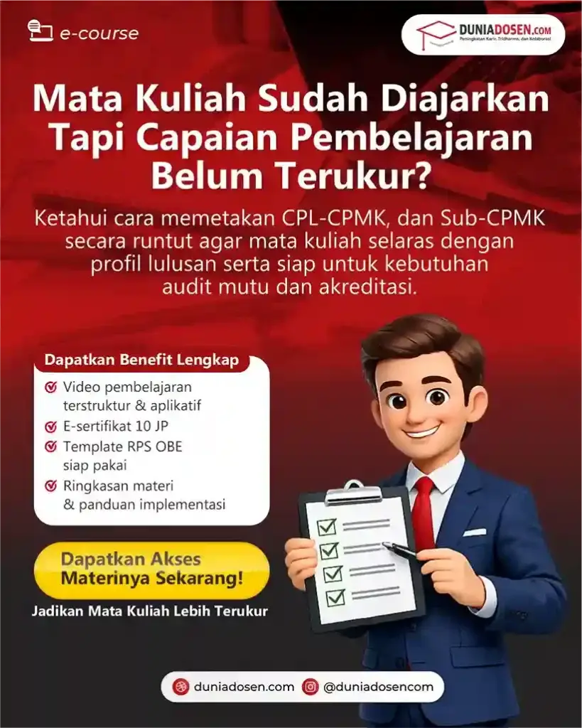 ecourse-peta-capaian-pembelajaran