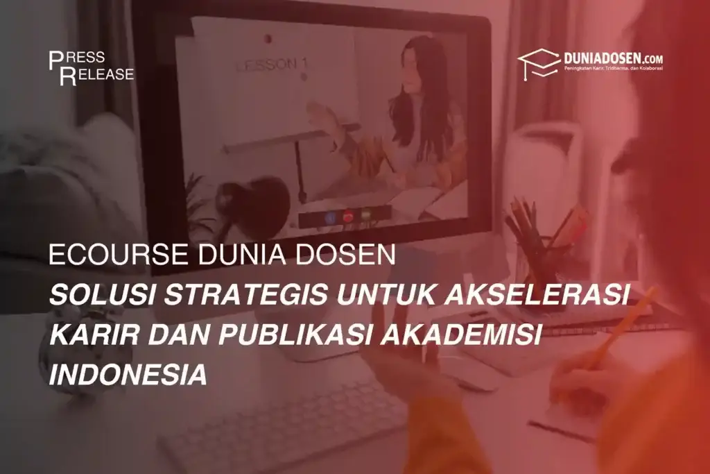 press-release-ecourse-dunia-dosen-indonesia