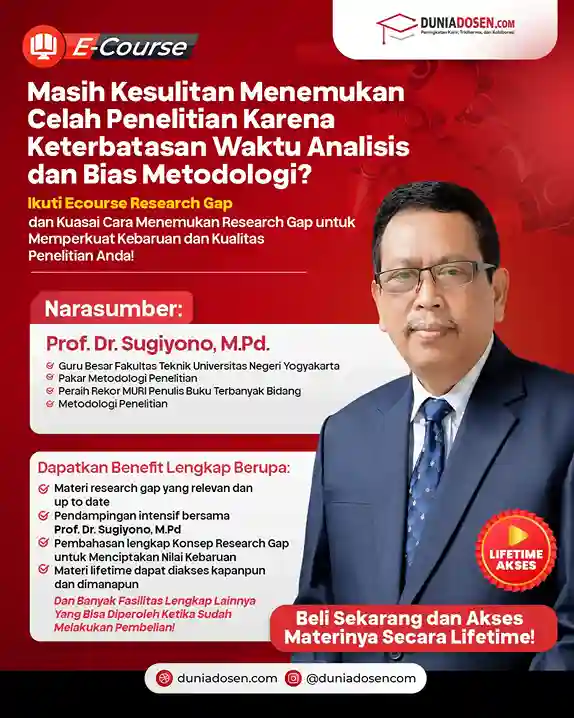 e-course-research-gap-dunia-dosen